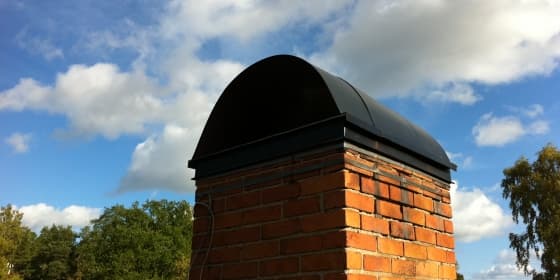 Takläggning Skorstenshuv