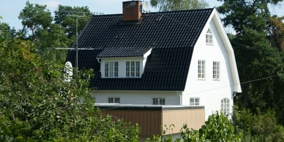 Takläggning Strandpromenaden