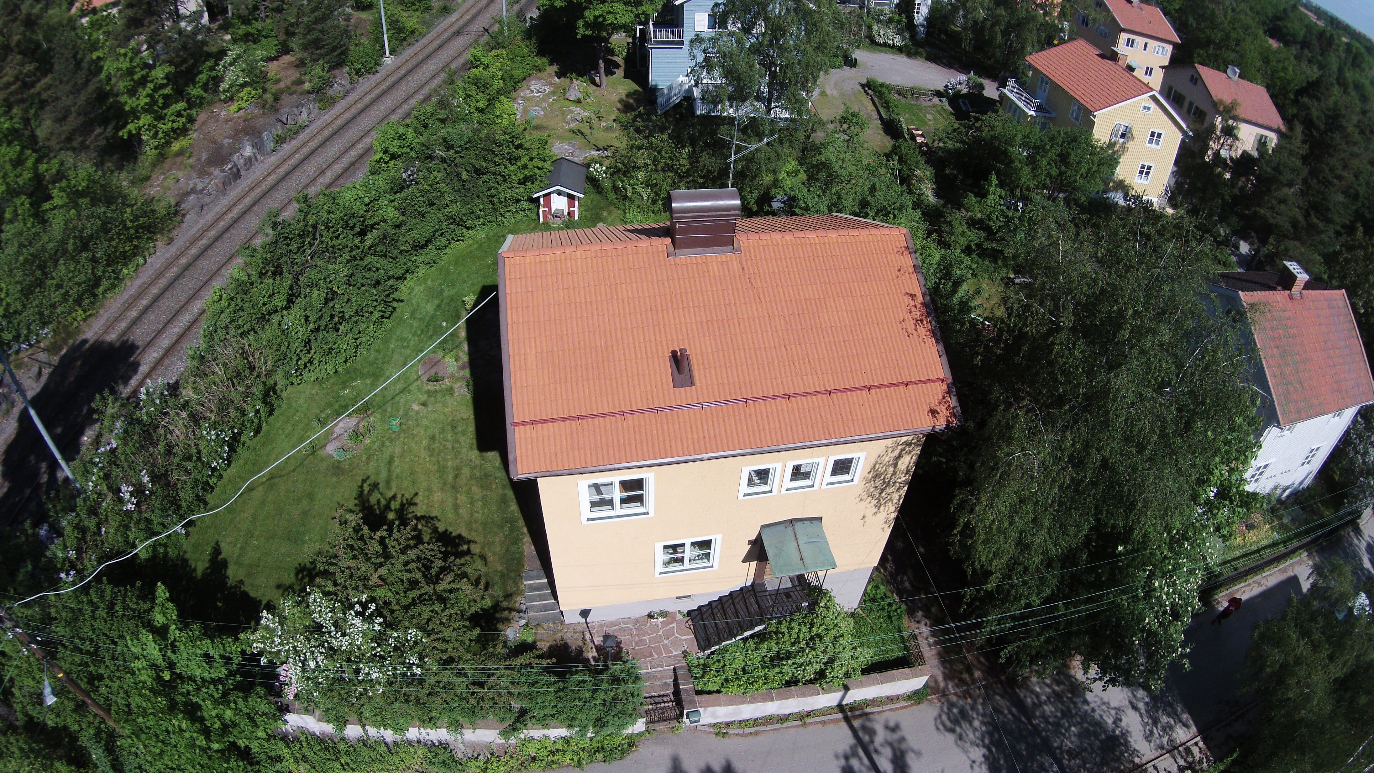 Takläggning Domherrevägen