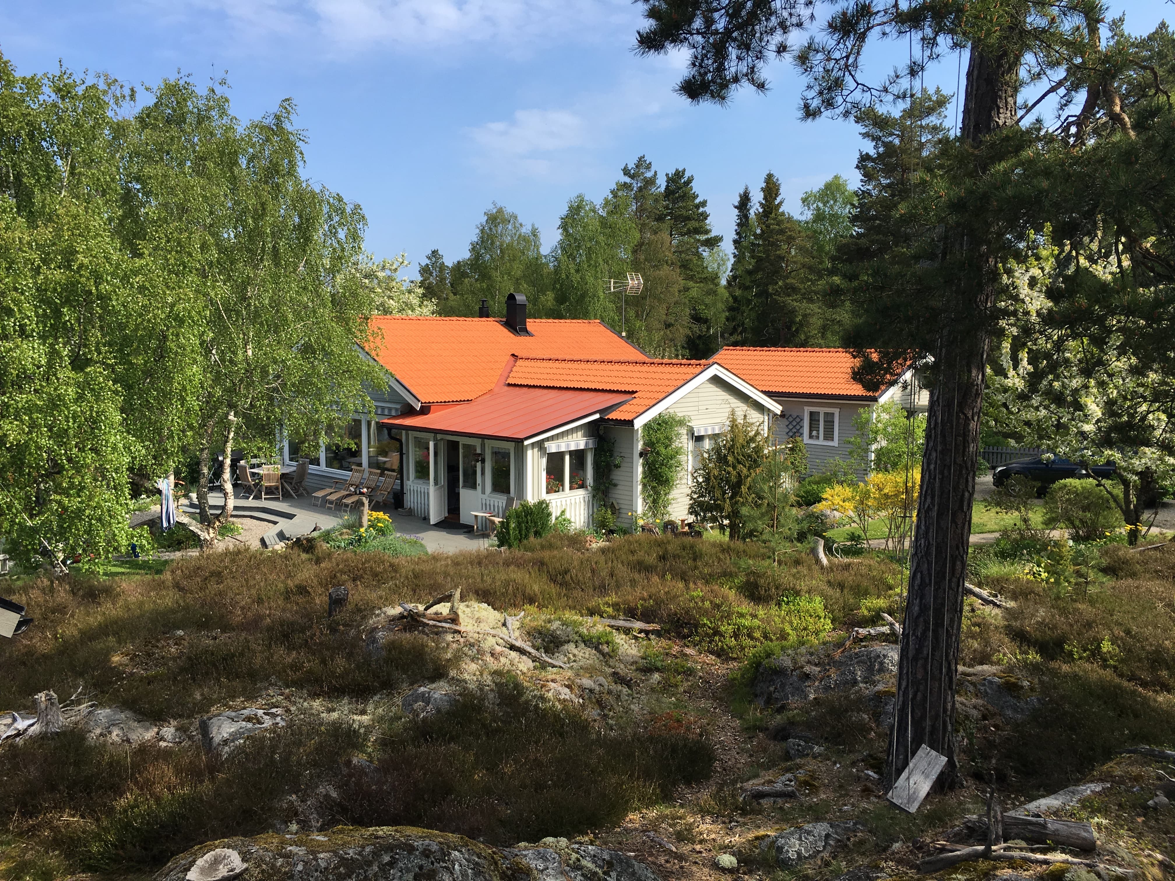 Takläggning Grönviks sjövägen Nynäshamn