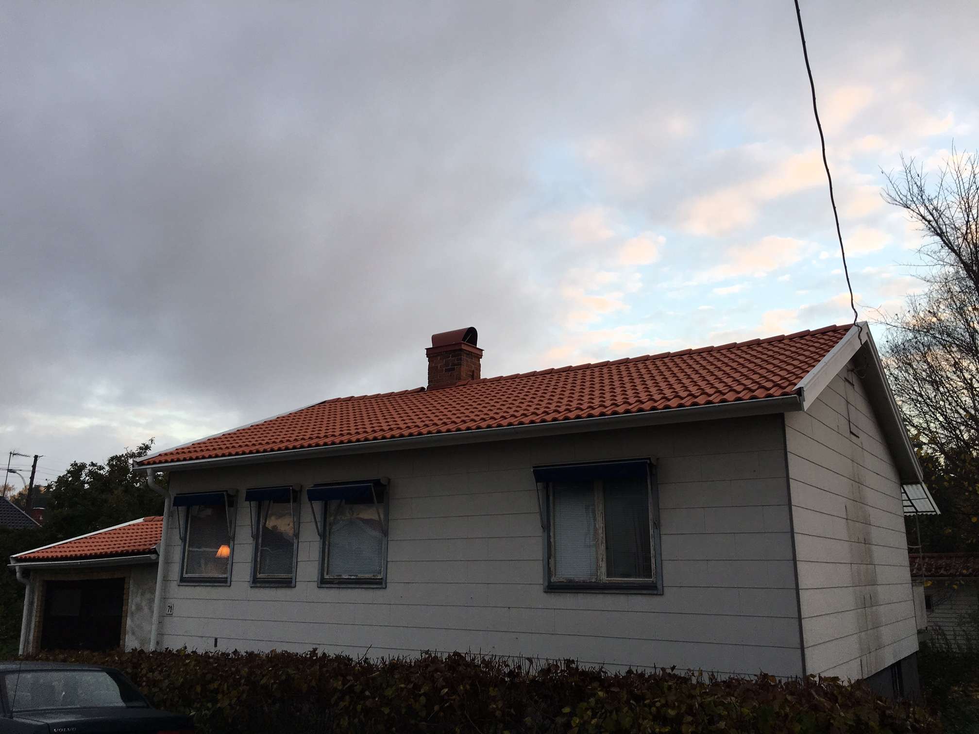 Takläggning Kulstötarvägen Stockholm