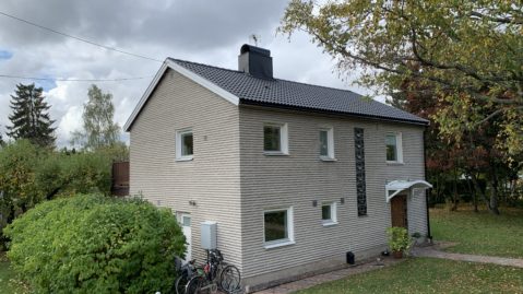 Takläggning Långängsvägen