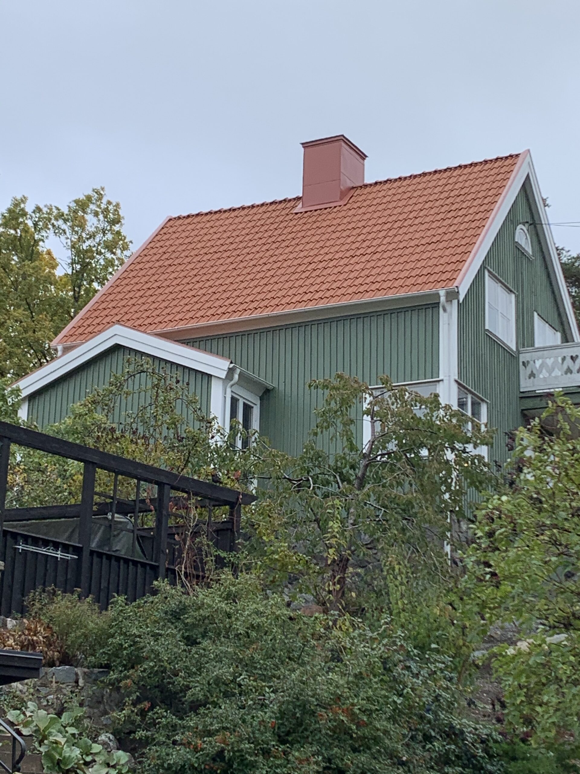 Takläggning Lövåsvägen