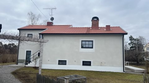 Takläggning Lundagårdsvägen