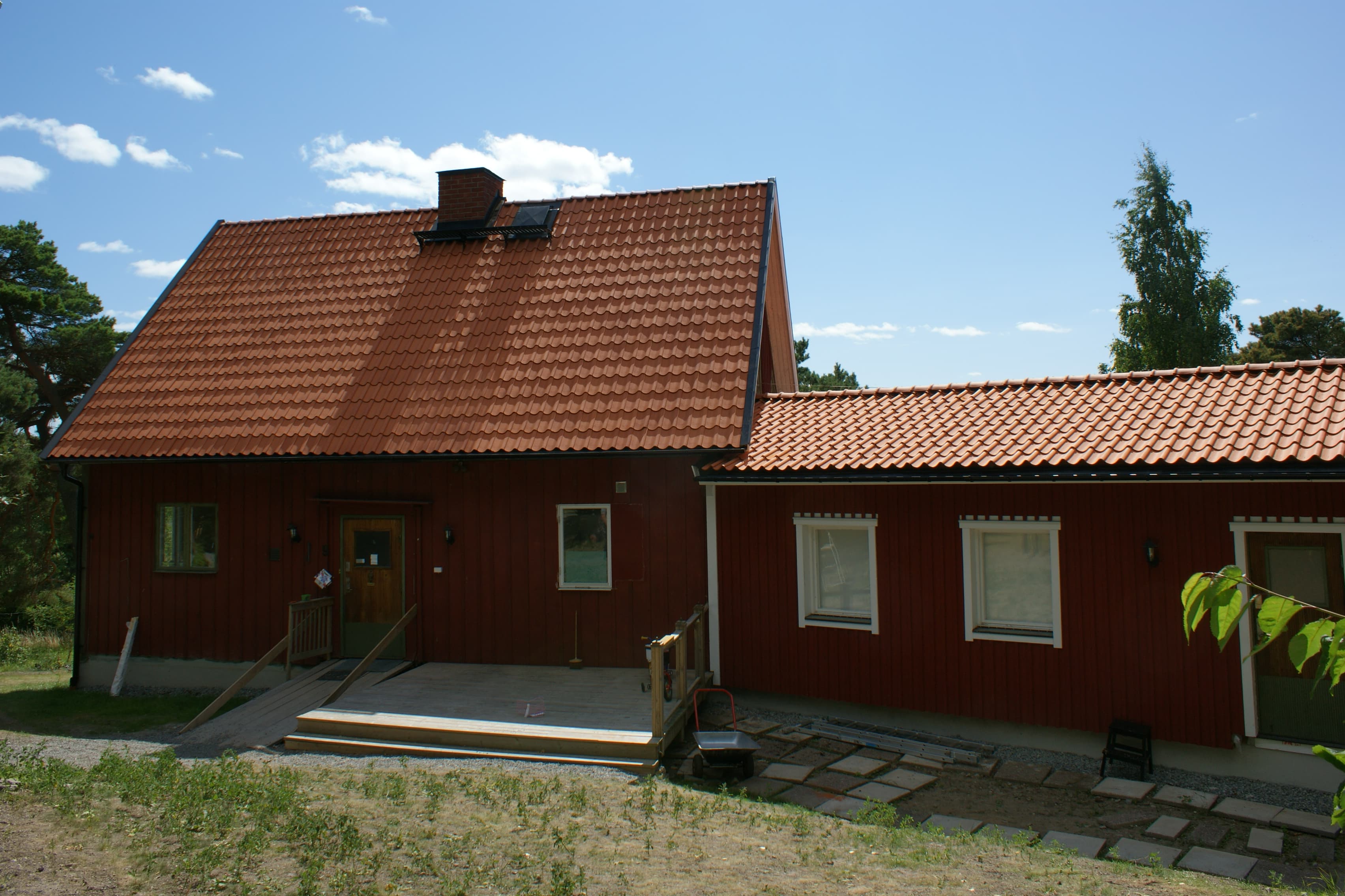 Takläggning Prästnibbla Gård