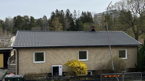 Takläggning Roselundsvägen